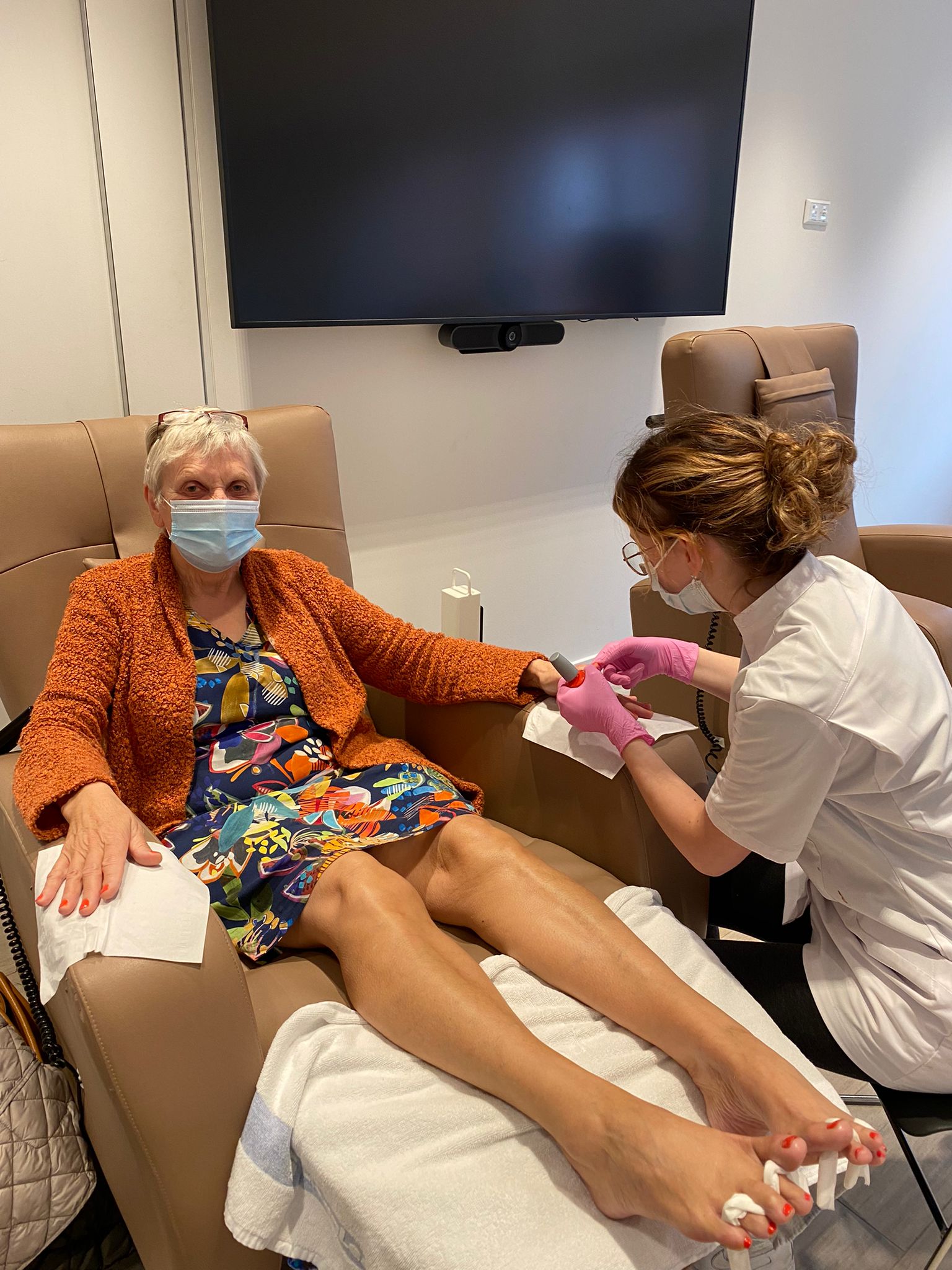 Tijdens de dag tegen kanker worden de patiënten verwend